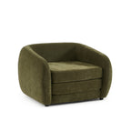 Paz - Fauteuil - Tissu Chenille Vert