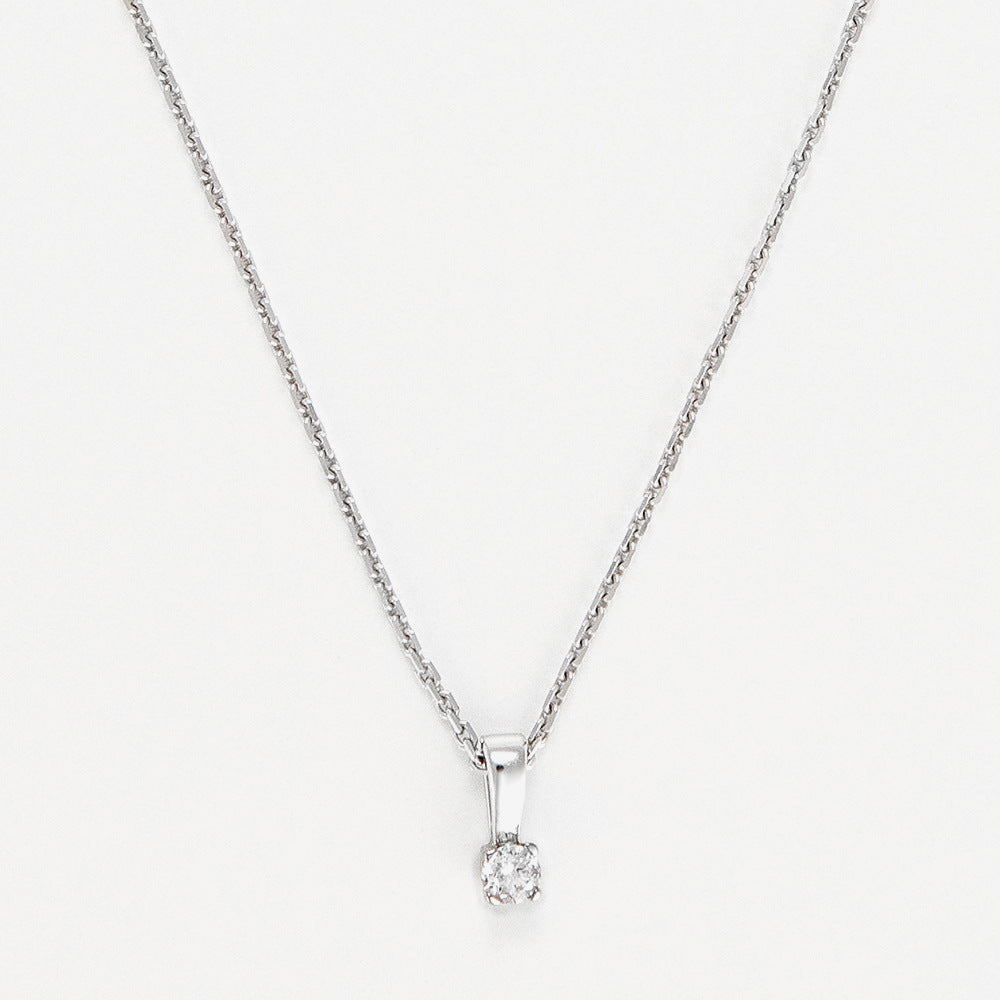 Pendentif "Mon Diamant Pm" Diamant: 0,05Ct/1 - Or Blanc