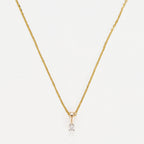 Pendentif "Mon Dpm" D0,05Ct/1 - Or Jaune 750/1000