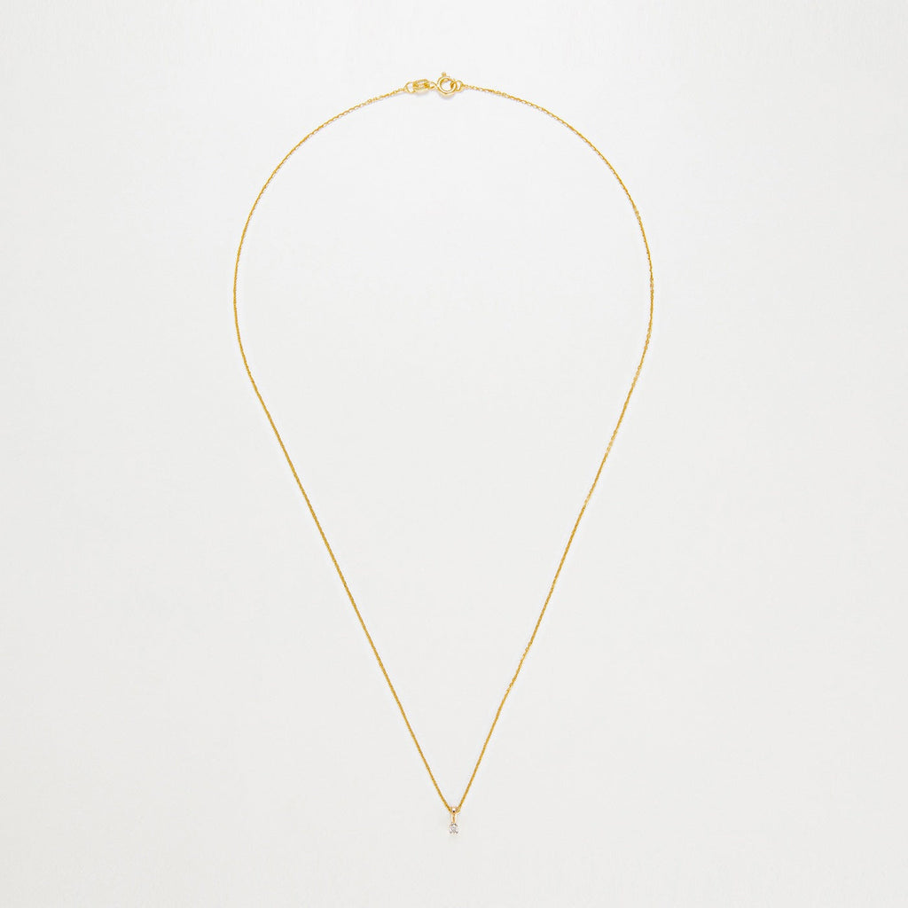 Pendentif "Mon Dpm" D0,05Ct/1 - Or Jaune 750/1000