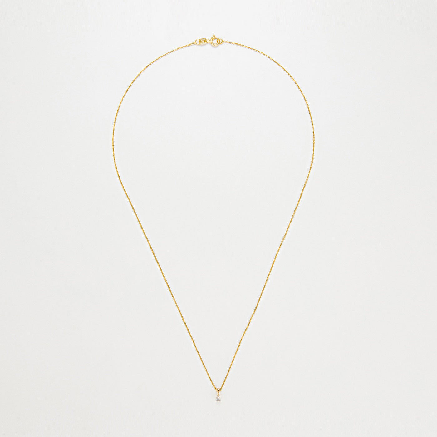 Pendentif "Mon Dpm" D0,05Ct/1 - Or Jaune 750/1000