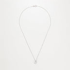 Pendentif "Two Hearts" Diamants 0,04Cts/19 - Or Blanc