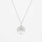 Pendentif "Dryade" - D0,05/26 - Or Blanc