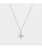 Pendentif "Sparkling Flower" - D0,15/21 - Or Blanc