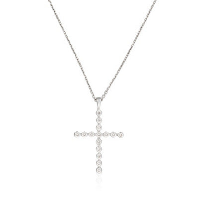 Pendentif "Ma Jolie Croix" Diamants 0,06/15