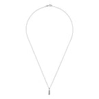 Pendentif "Mini Trilogy" Diamant 0,02Ct/3 - Or Blanc