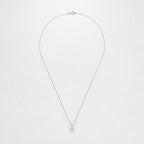 Pendentif "Mini Coeur"  D:0,04Ct/12 - Or Blanc
