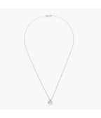 Pendentif "Noeud Elegance" -  Diamant :0,035Ct/8 - Or Blanc