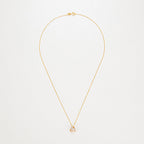 Pendentif "Noeud Elegance" D0,04Ct/8 - Or Jaune 375/1000
