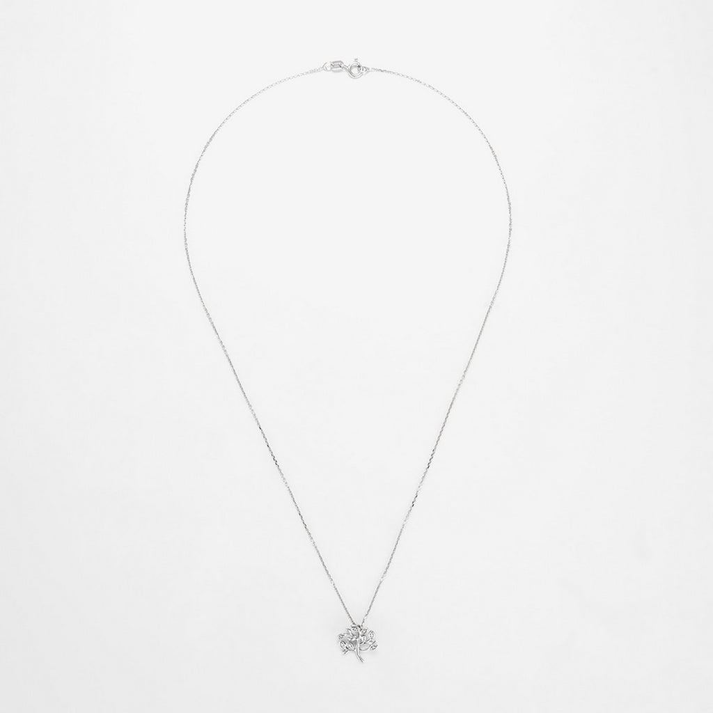 Pendentif "Arbol De La Vida" 0,03Ct/7 - Or Blanc
