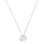 Pendentif "Arbol De La Vida" 0,03Ct/7 - Or Blanc