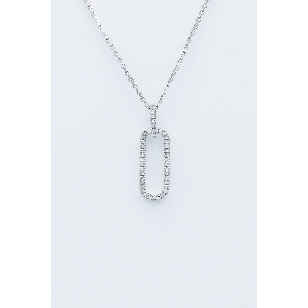 Pendentif "Horus" D0,08/42 - Or Blanc 375/1000