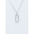 Pendentif "Horus" D0,08/42 - Or Blanc 375/1000