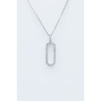 Pendentif "Horus" D0,08/42 - Or Blanc 375/1000