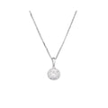 Pendentif "Baby Doll" Diamants 0,15/32 - Or Blanc 375/1000