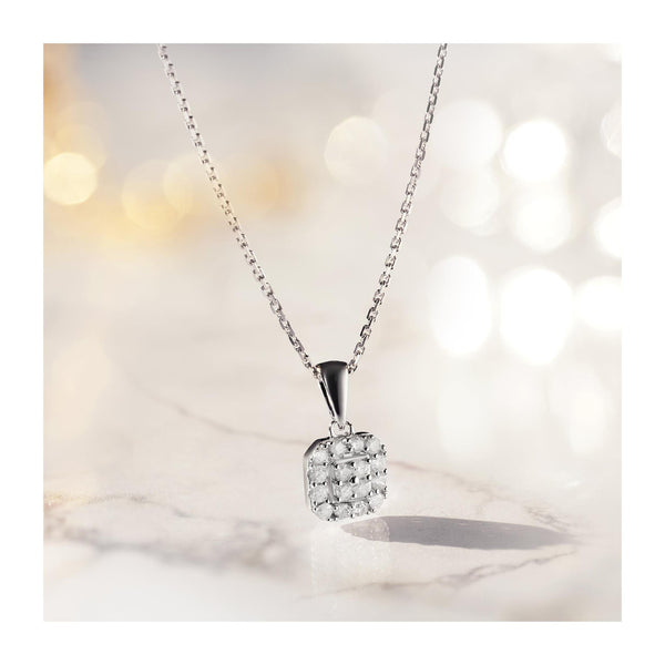 Pendentif "Carrie" Diamants 0,17/16