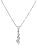 Pendentif "Tara" D0,02/3 - Or Blanc 375/1000