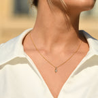 Pendentif "Luna" Diamants 0,07/22 - Or Jaune 375/1000