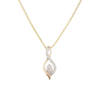 Pendentif "Luna" Diamants 0,07/22 - Or Jaune 375/1000