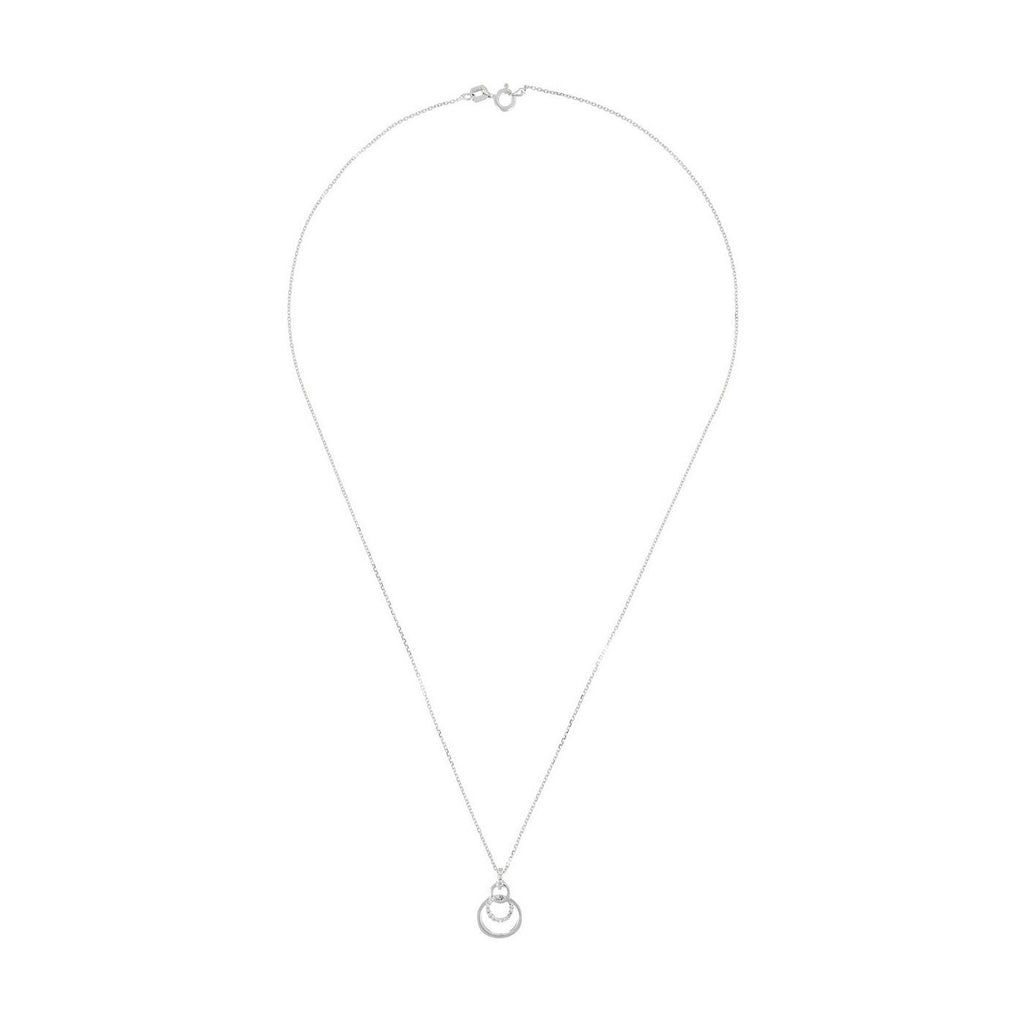 Pendentif "Nola" Diamants 0,06/19 - Or Blanc 375/1000