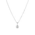 Pendentif "Bombe" Diamant 0,02/8 - Or Blanc 375/1000