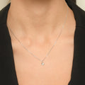 Pendentif "Bombe" Diamant 0,02/8 - Or Blanc 375/1000