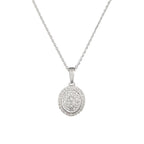 Pendentif Elizabeth D 0,15/52 - Or Blanc 375/1000