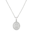 Pendentif Elizabeth D 0,15/52 - Or Blanc 375/1000