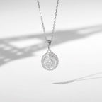 Pendentif Elizabeth D 0,15/52 - Or Blanc 375/1000