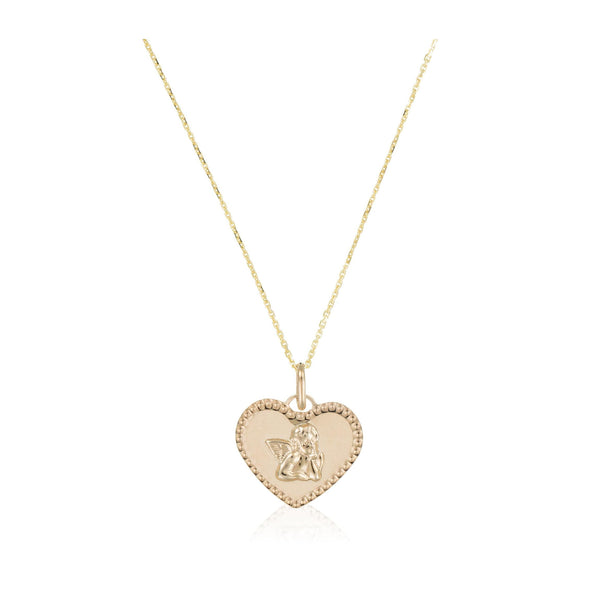 Pendentif "Ange Amoureux" Or Jaune 375/1000