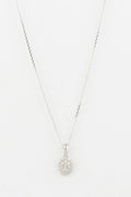 Pendentif "Alessia" D0,244/24 - Or Blanc 375/1000