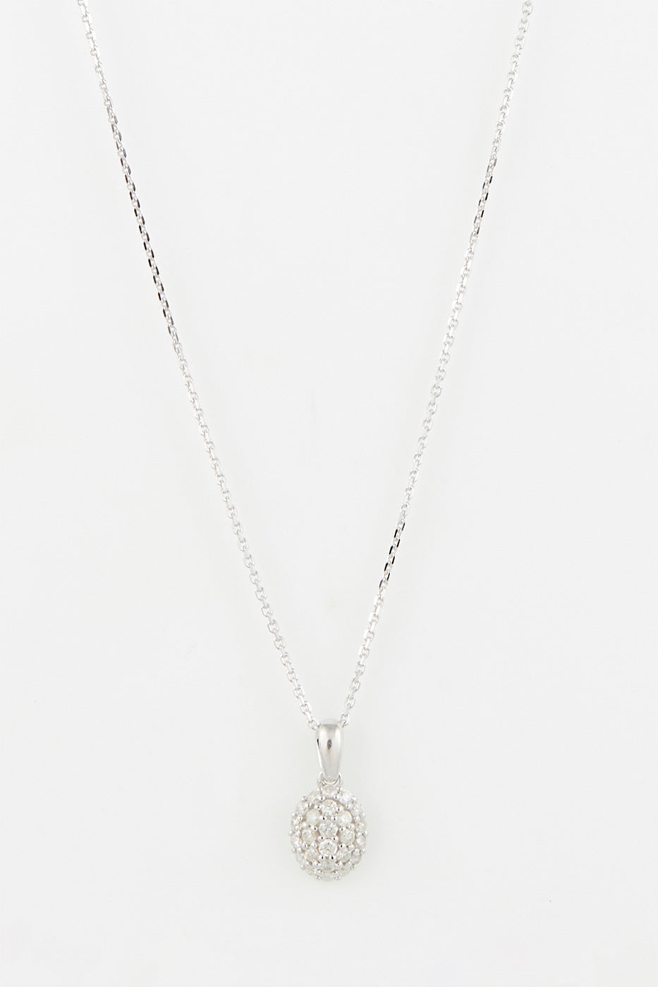 Pendentif "Alessia" D0,244/24 - Or Blanc 375/1000