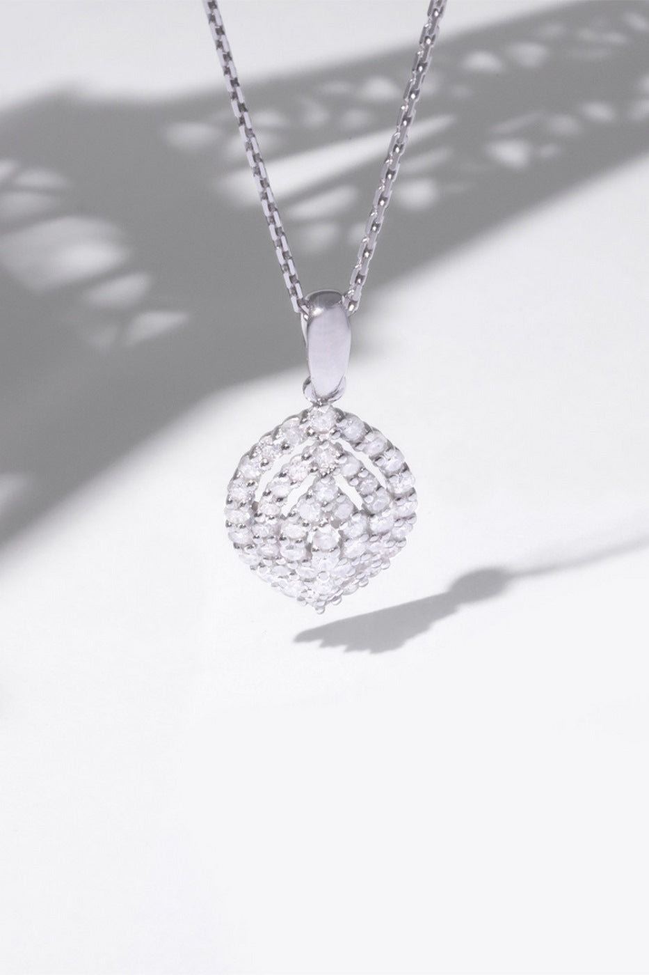 Pendentif "Galatea" D0,43/48 - Or Blanc 375/1000