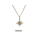 Pendentif "Stellina" D0,072/16 - Or Blanc 375/1000