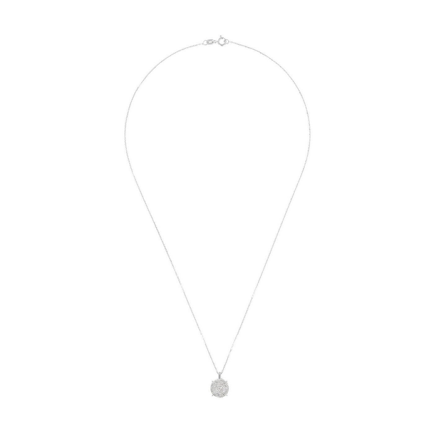 Pendentif "Sublissime" Diamants 0,25/100 - Or Blanc 375/1000