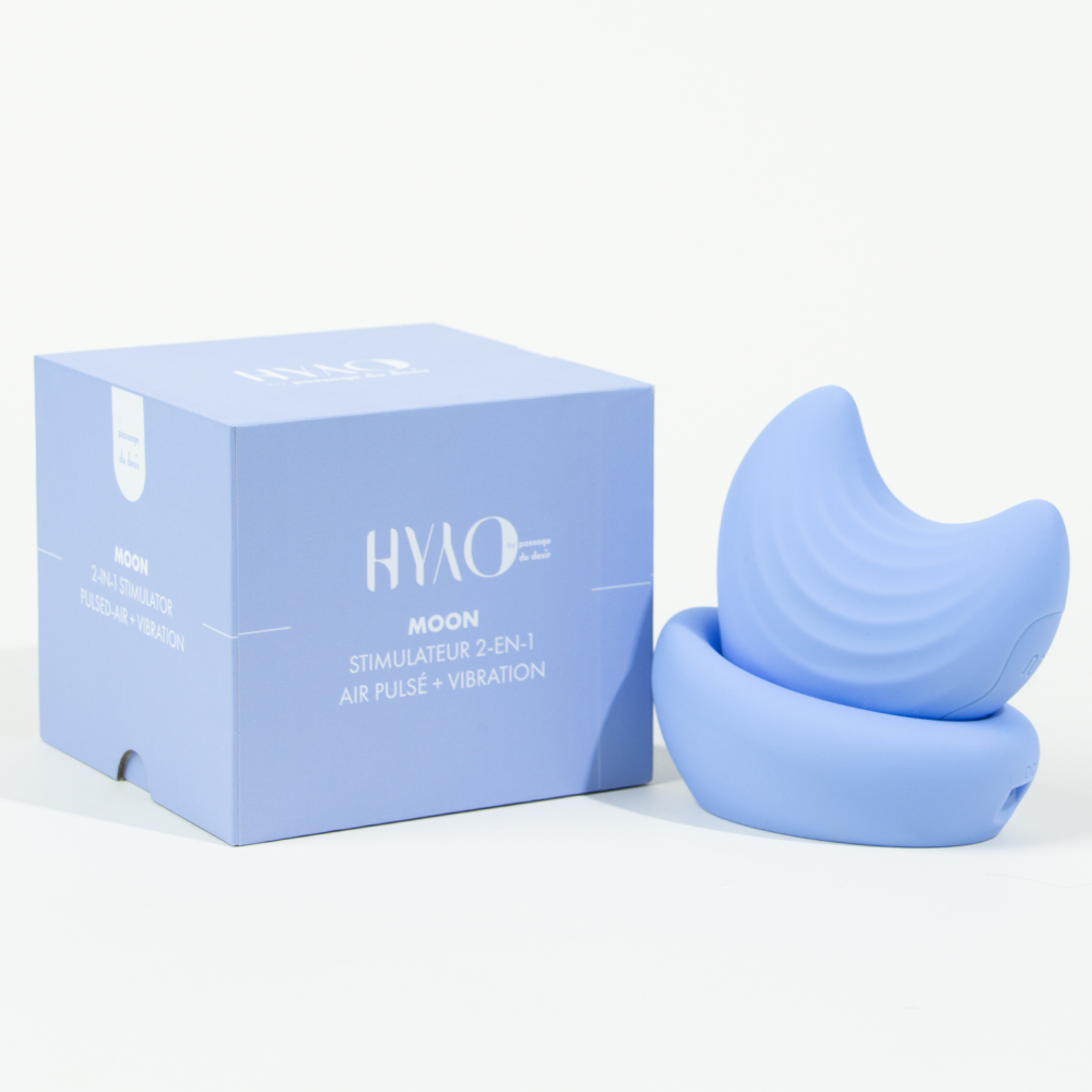 Moon Stimulateur 2-En-1 De Hyyo - Bleu