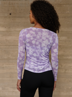 Top Lila Mesh
