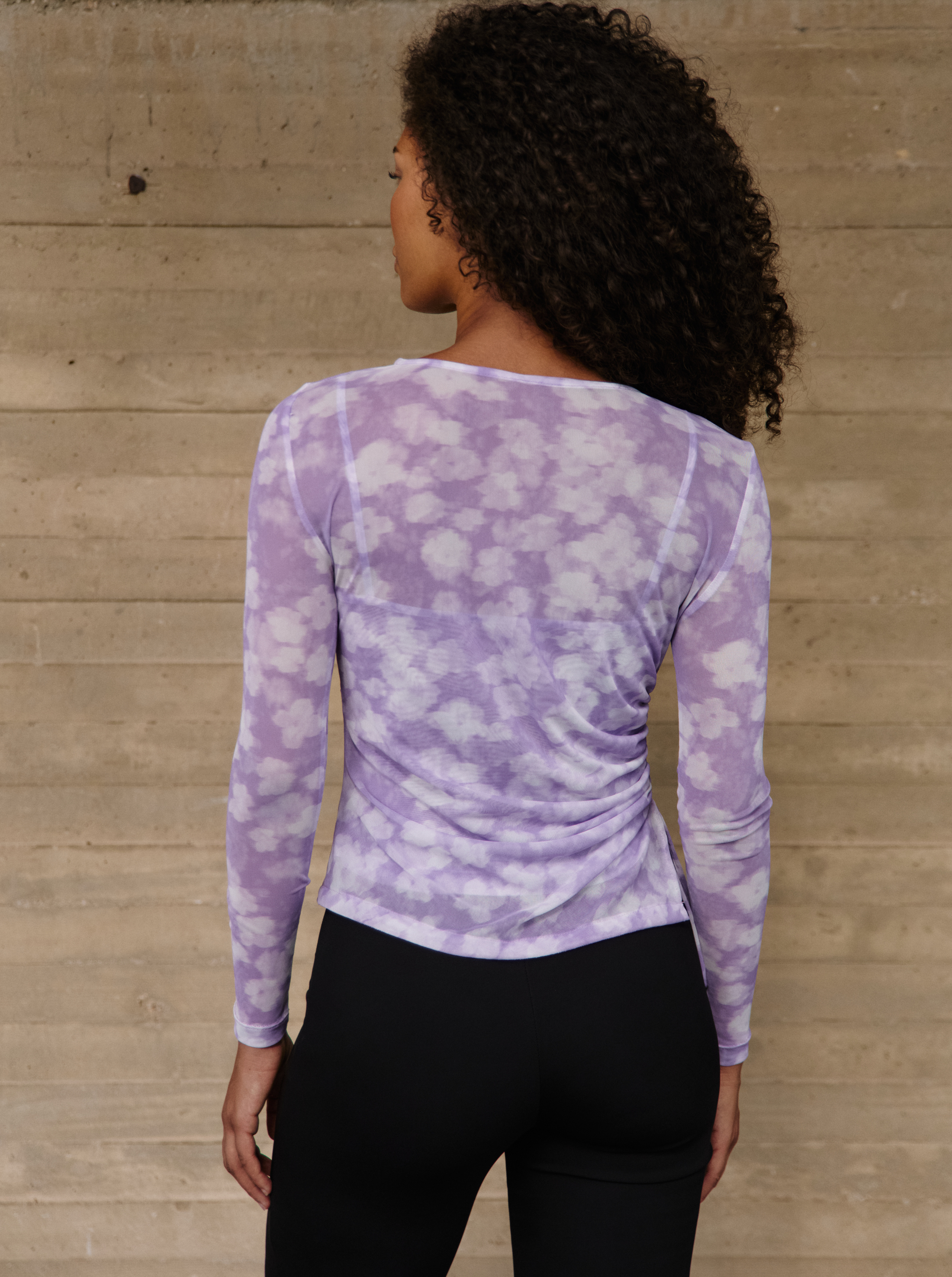 Top Lila Mesh