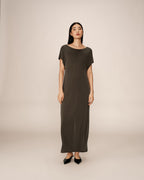 Robe Mi-Longue Peace - Kaki