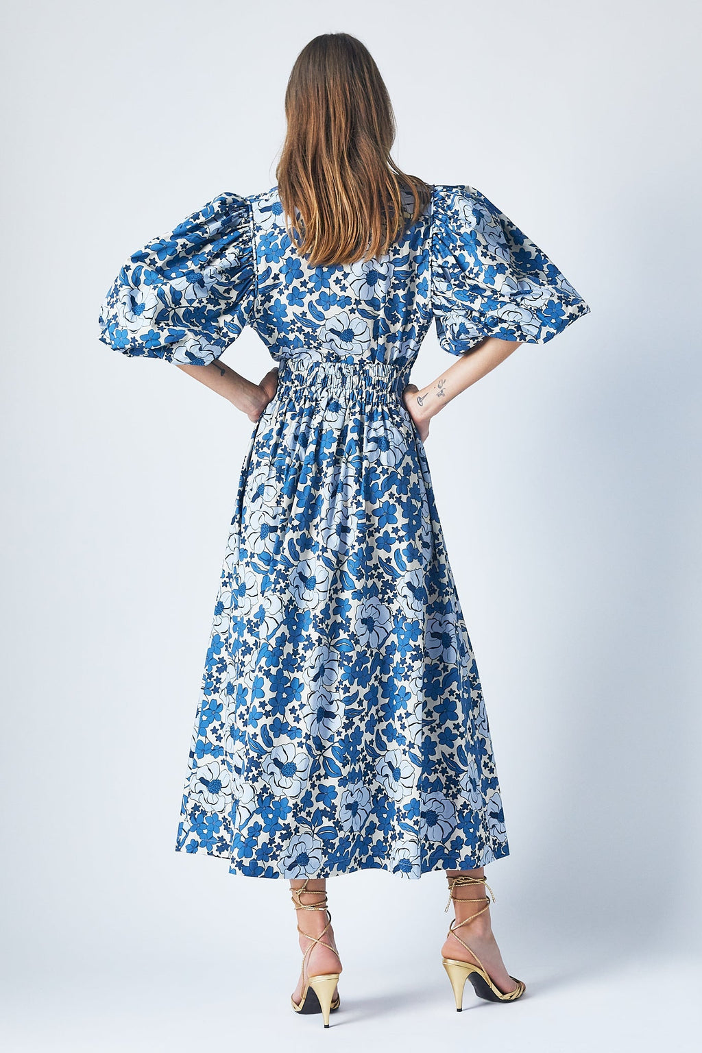 Top Peggy Blue Bloom