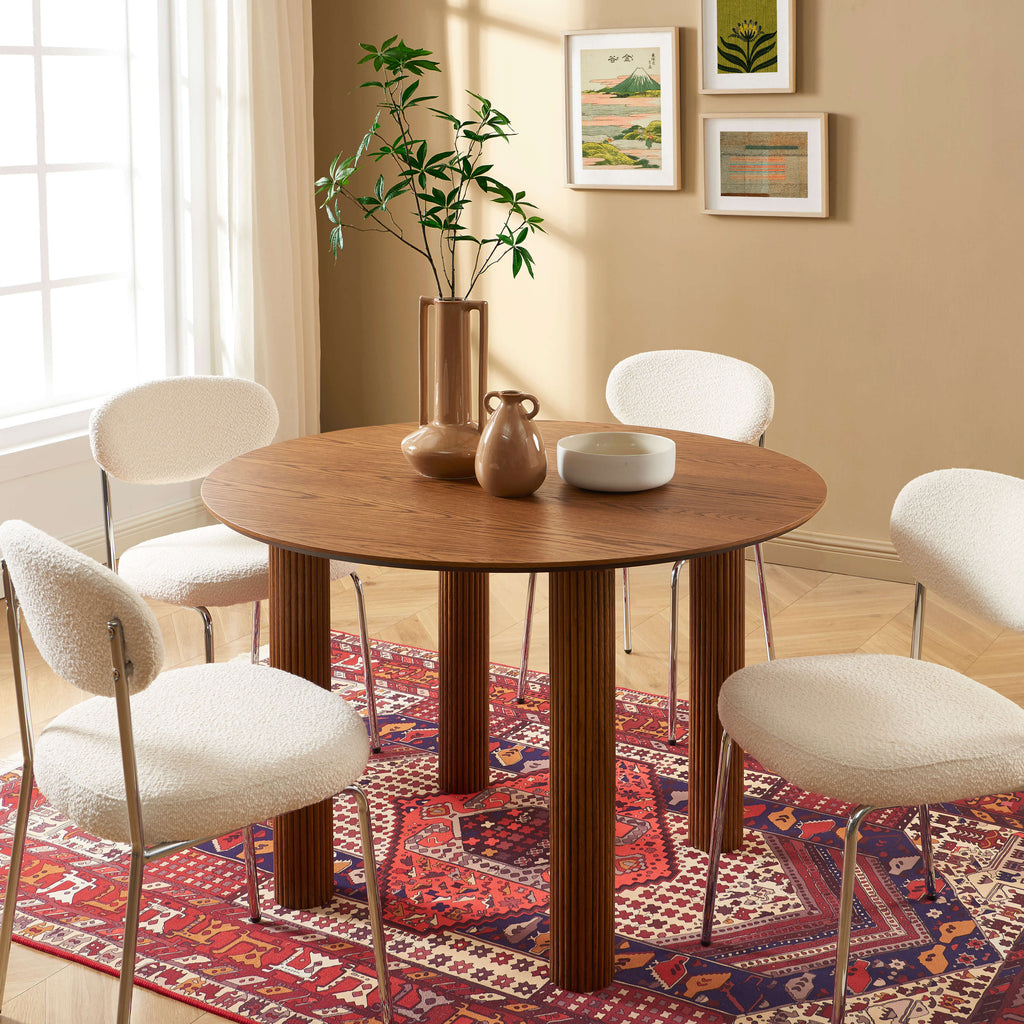 Penelope - Table - Placage Chêne - Noyer
