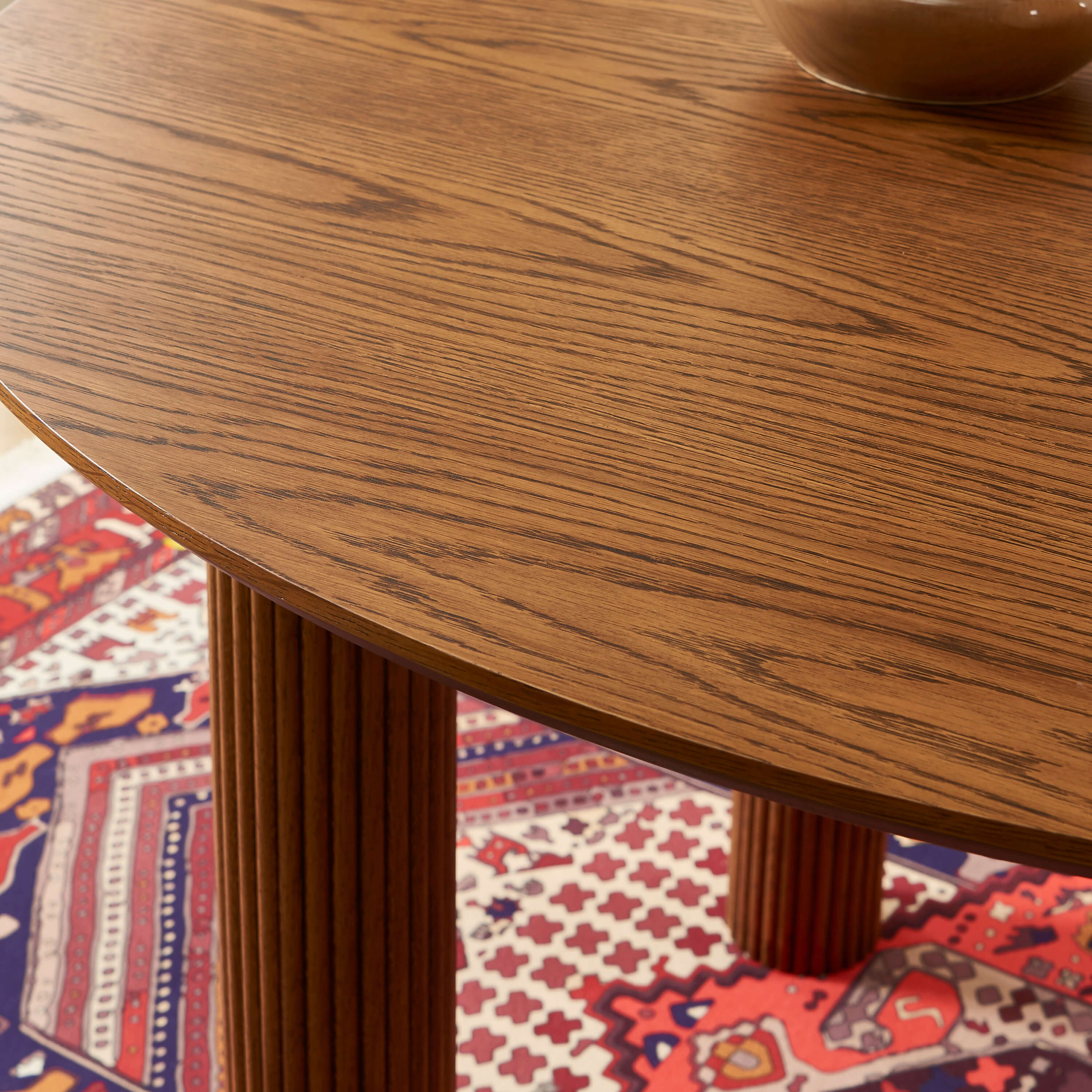 Penelope - Table - Placage Chêne - Noyer