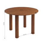 Penelope - Table - Placage Chêne - Noyer