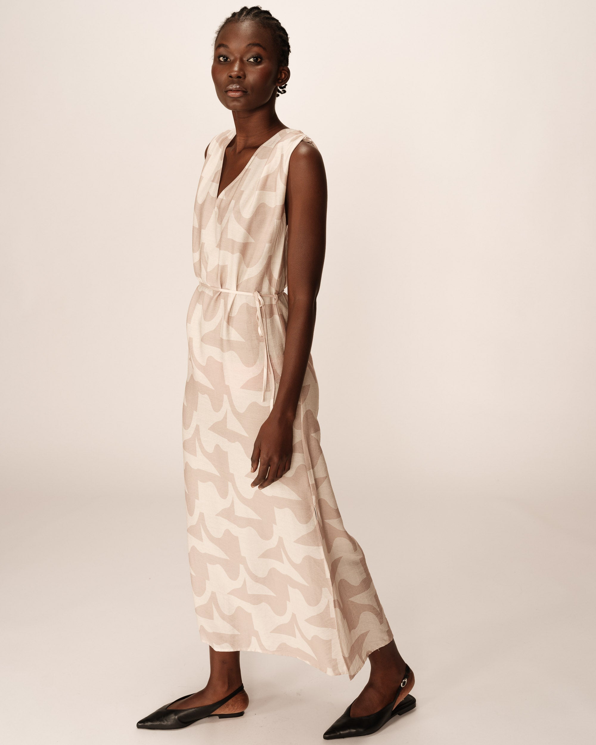 Robe Longue Pensee - Beige