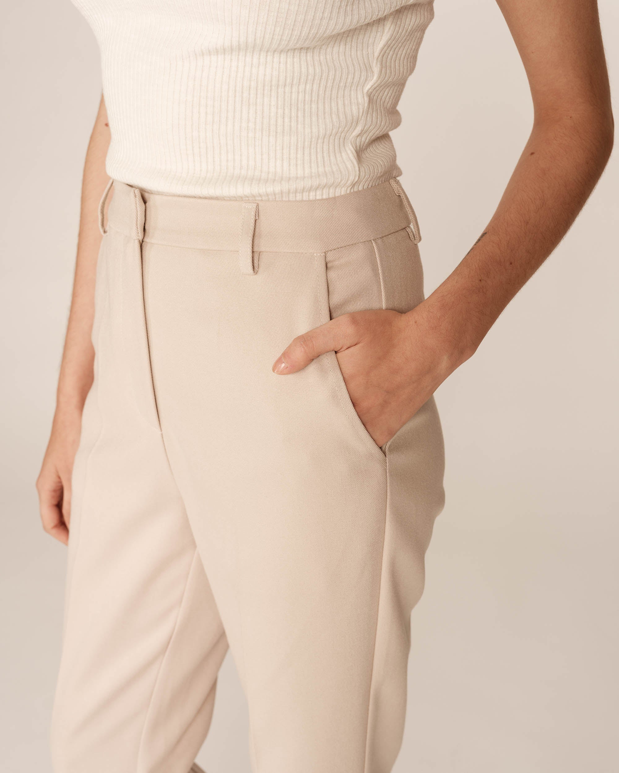 Pantalon People - Beige