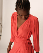 Robe Courte Percy - Terracotta