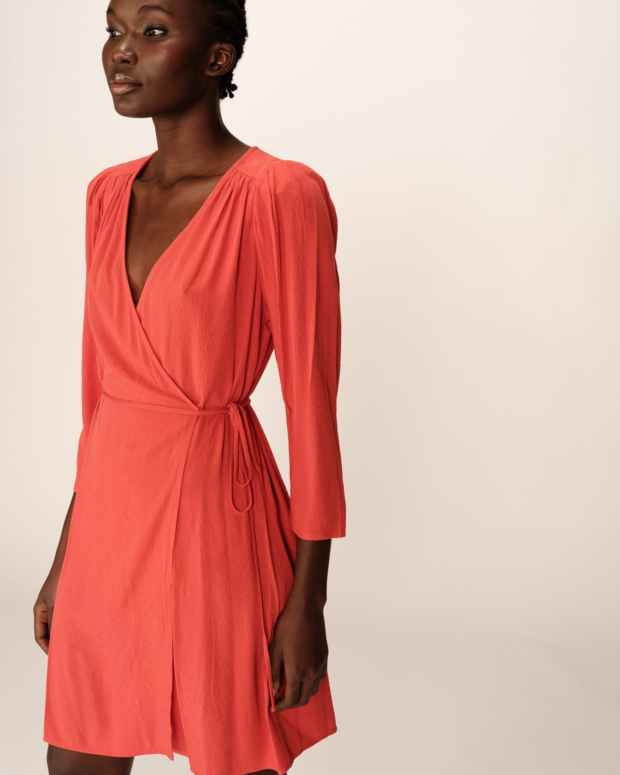 Robe Courte Percy - Terracotta