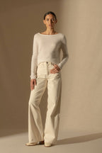 Pull Col Bateau - Megan - Ivoire