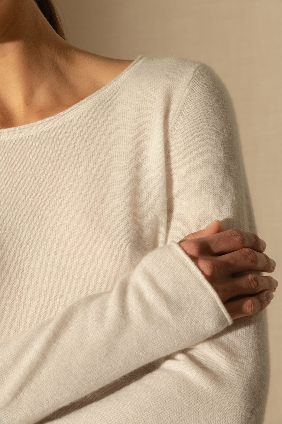 Pull Col Bateau - Megan - Ivoire