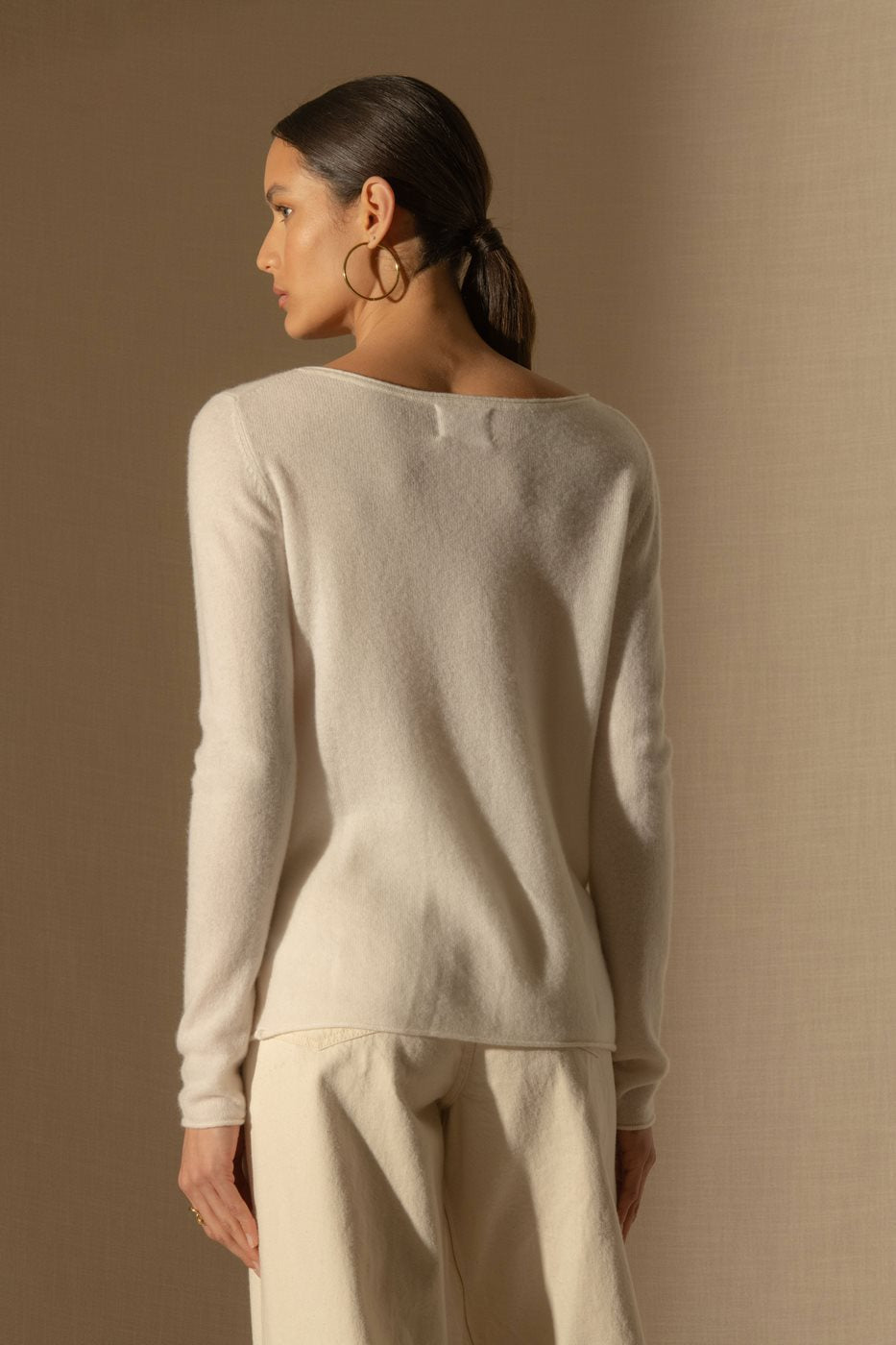 Pull Col Bateau - Megan - Ivoire